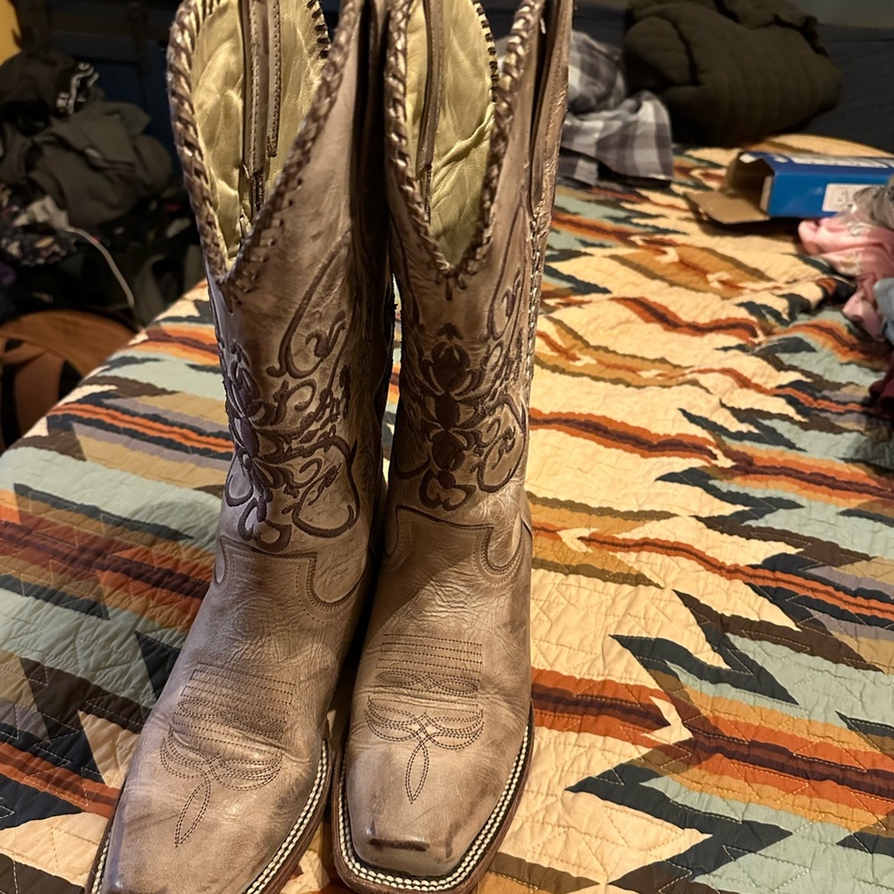 Brown Western Cowboy Boots